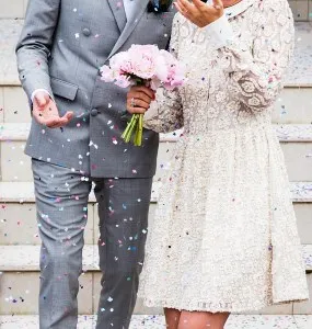 La alegría de celebrar una boda